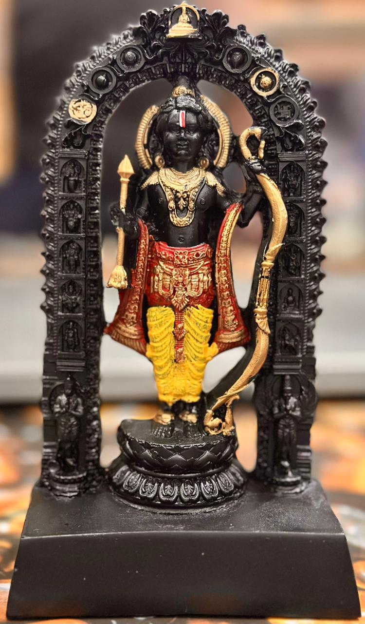 Ayodhya Ram Lalla Idol with Temple Arch