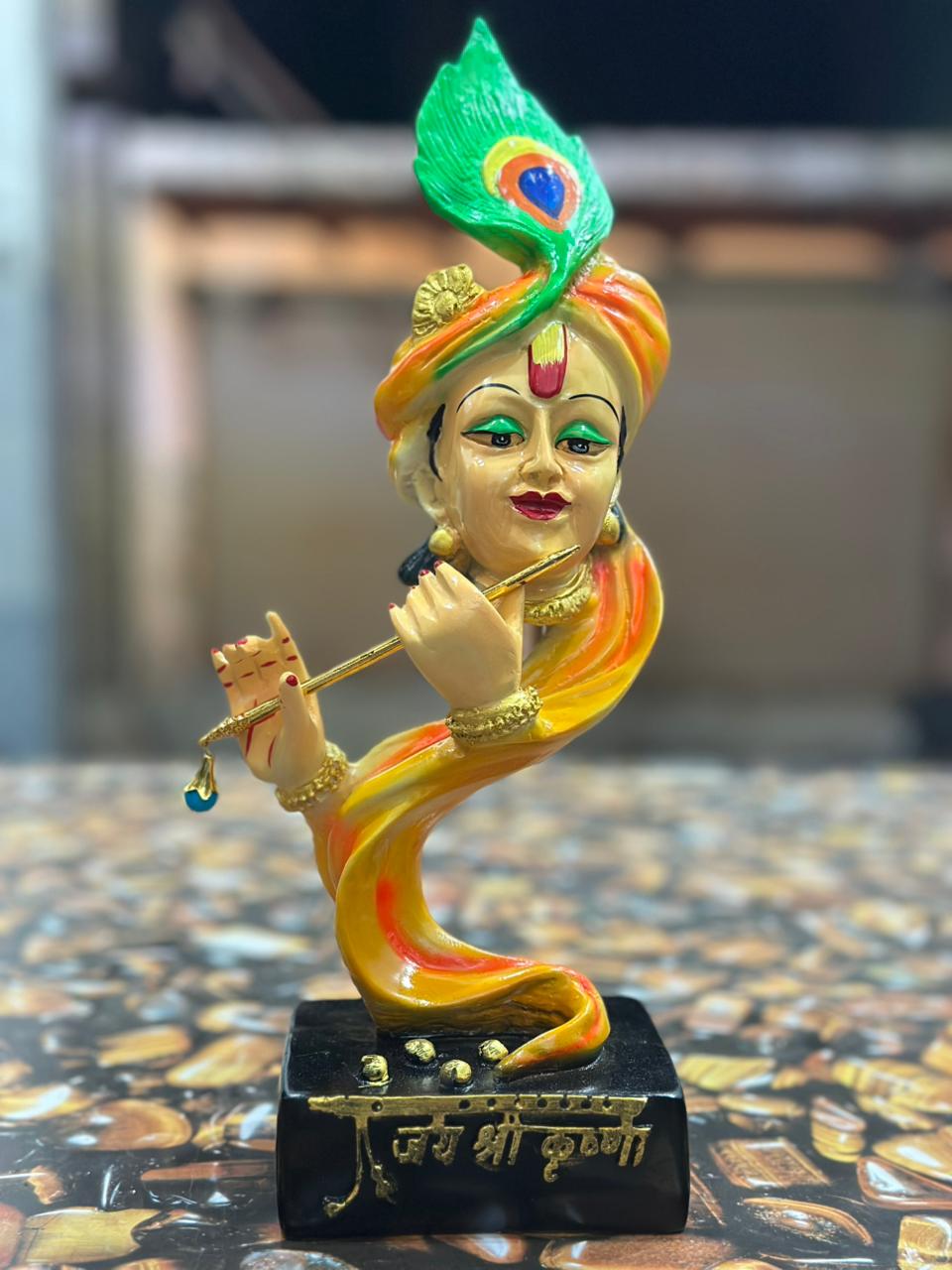 Divine Krishna Flute Idol