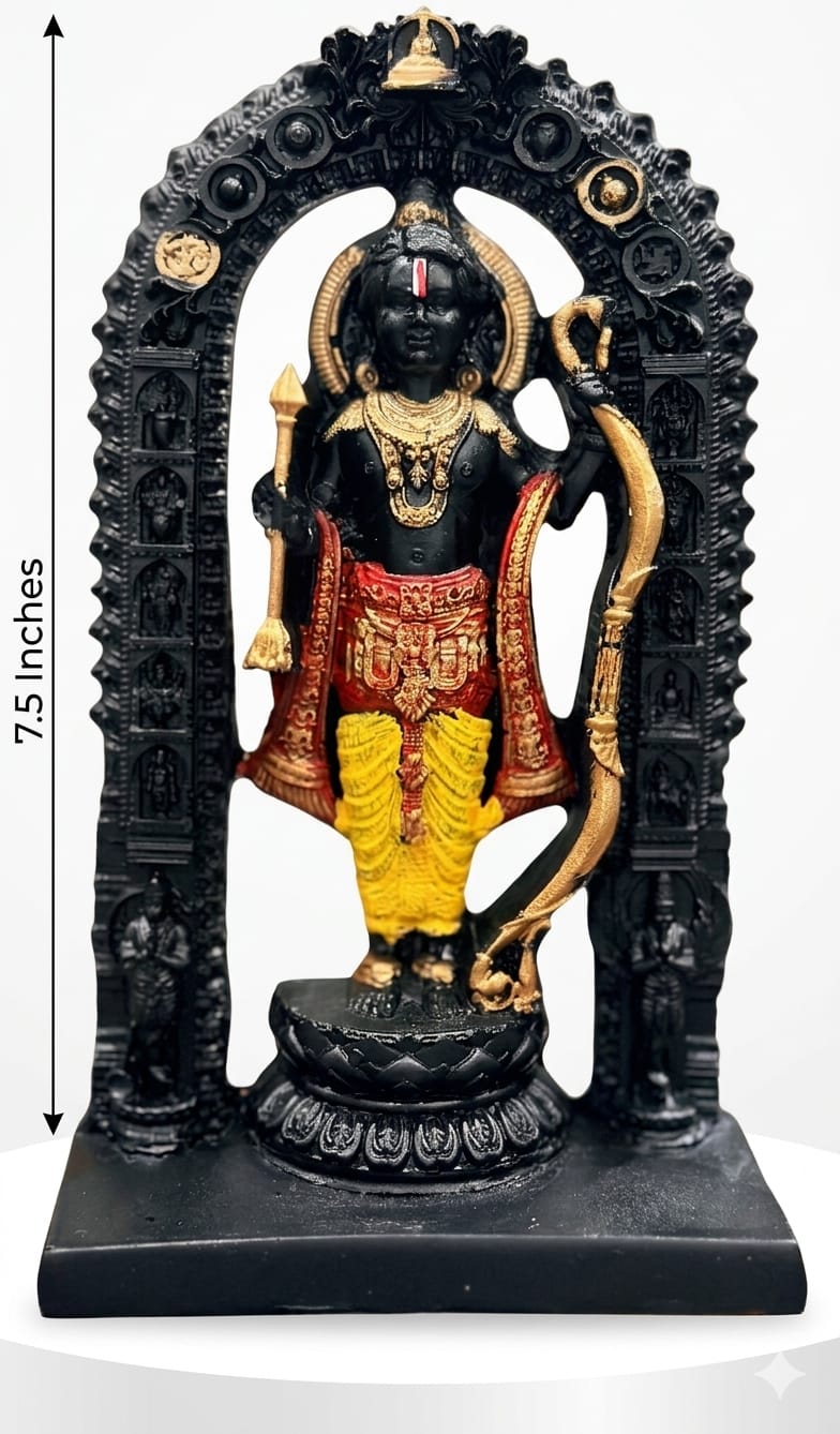 Ayodhya Ram Lalla Idol with Temple Arch