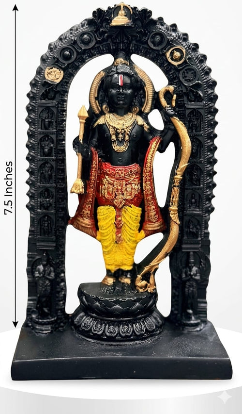 Ayodhya Ram Lalla Idol with Temple Arch