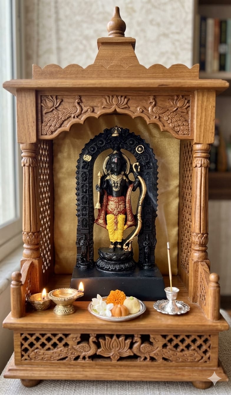 Ayodhya Ram Lalla Idol with Temple Arch