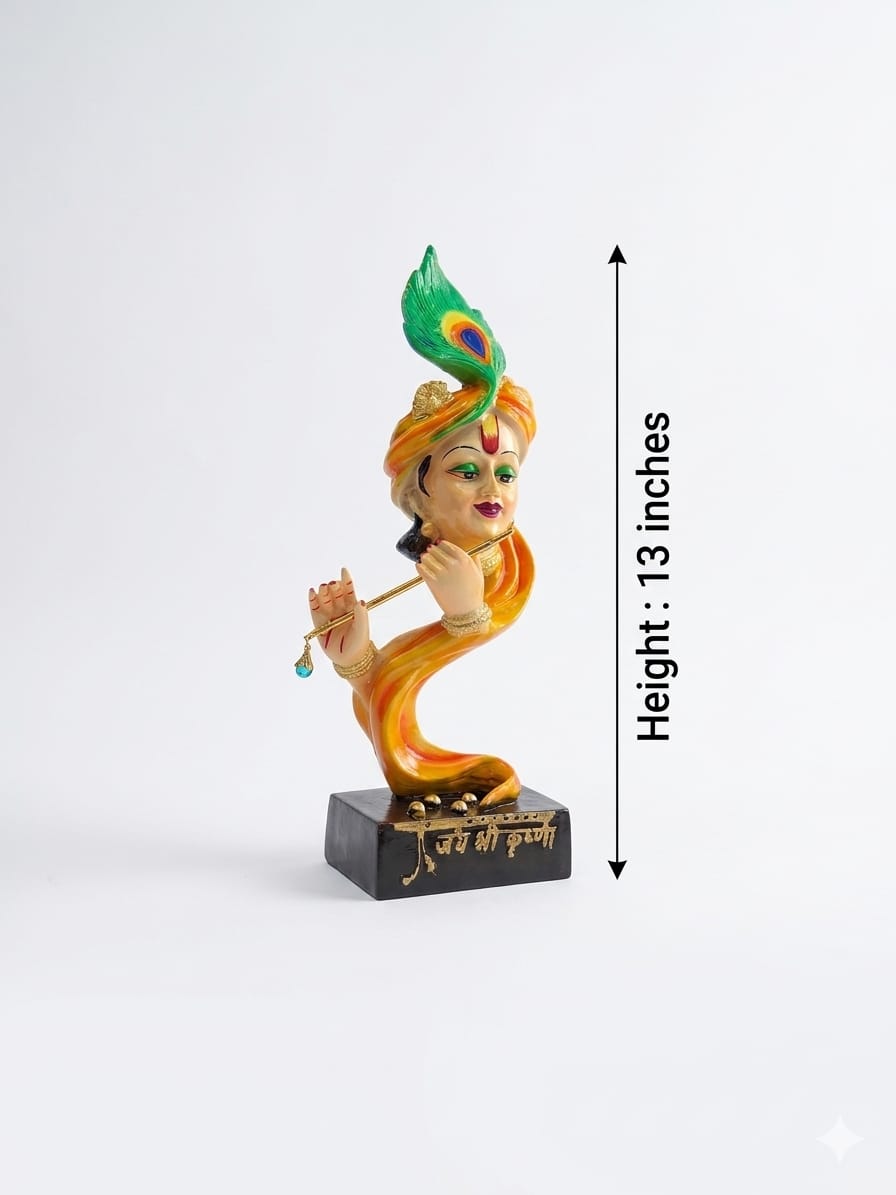 Divine Krishna Flute Idol