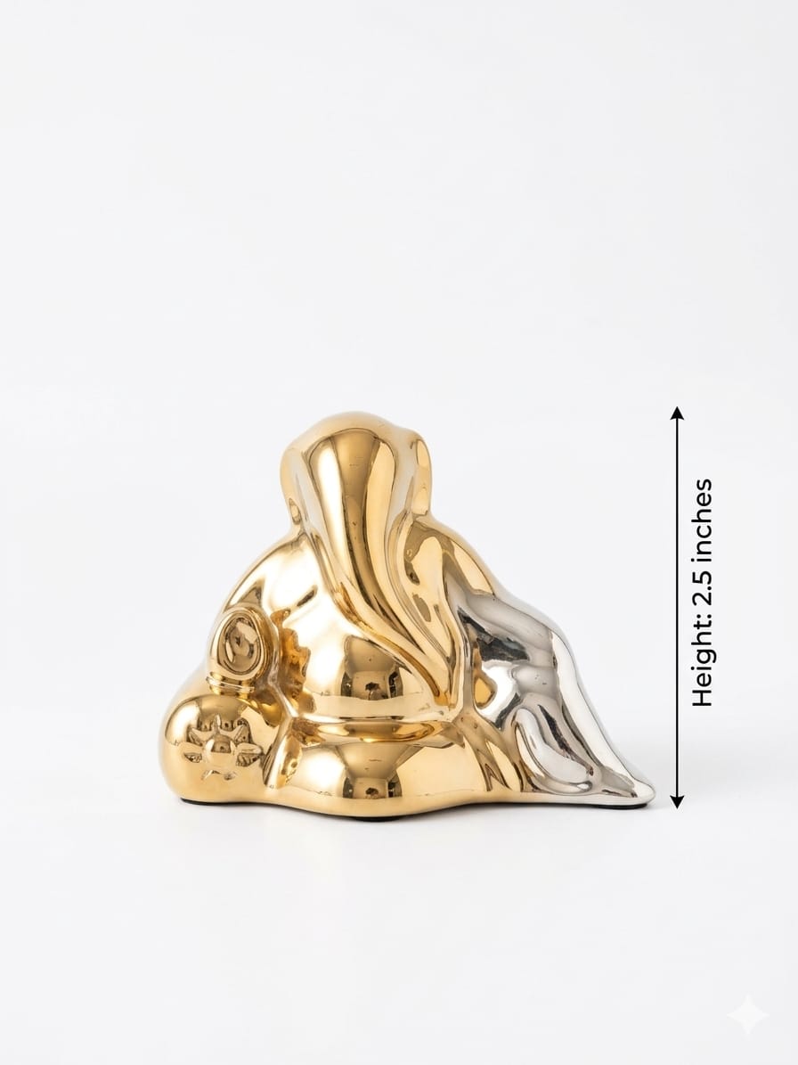 Gold Ganesha Figurine