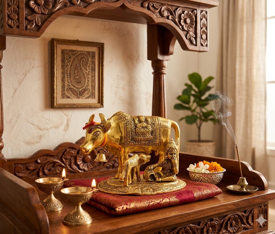 Kamadhenu Divine Cow Statue