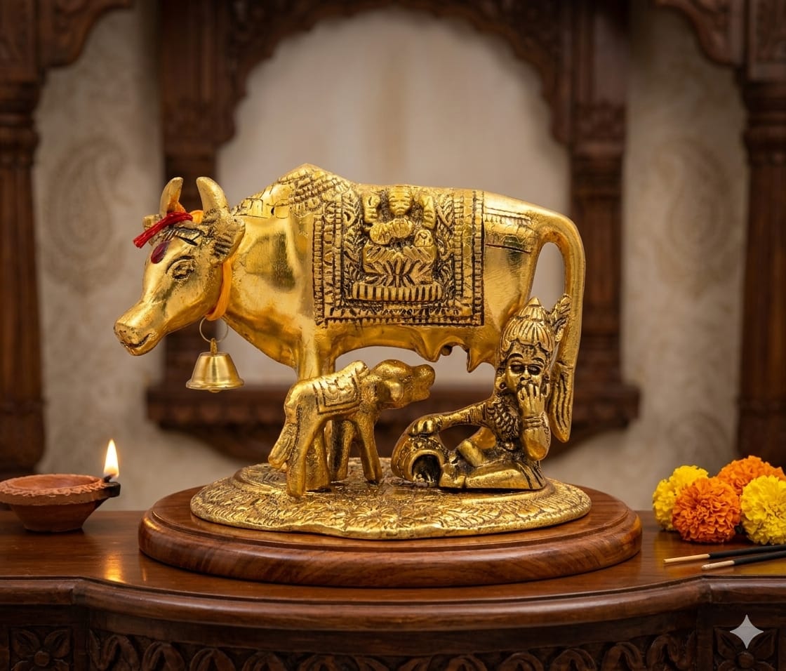 Kamadhenu Divine Cow Statue